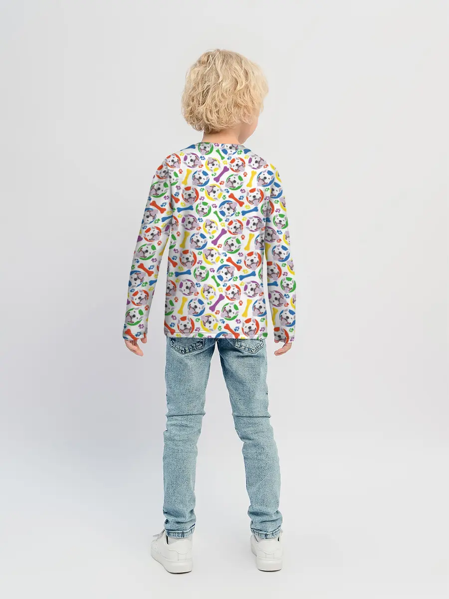 Детский лонгслив / Бультерьер