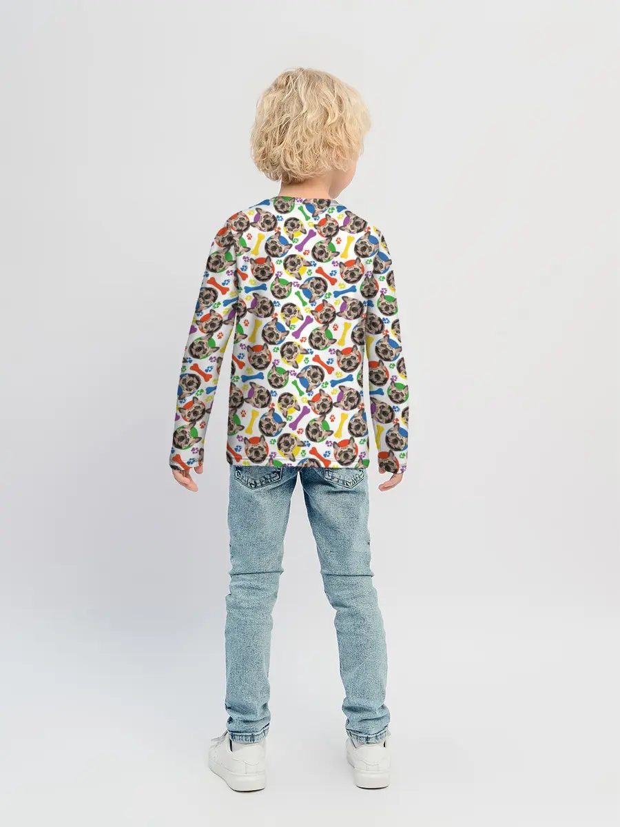 Детский лонгслив / Французский Бульдог