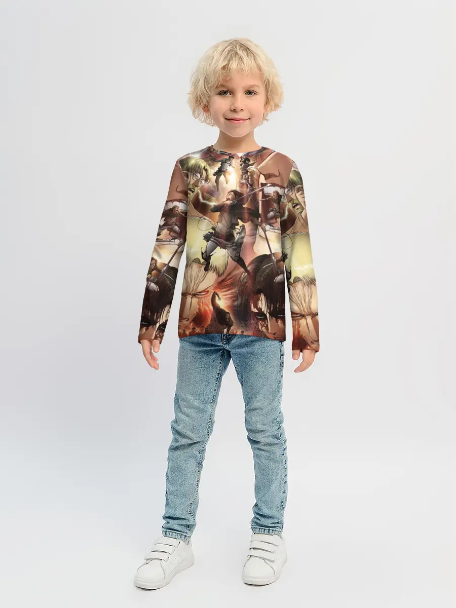 Детский лонгслив / Противостояние АОТ