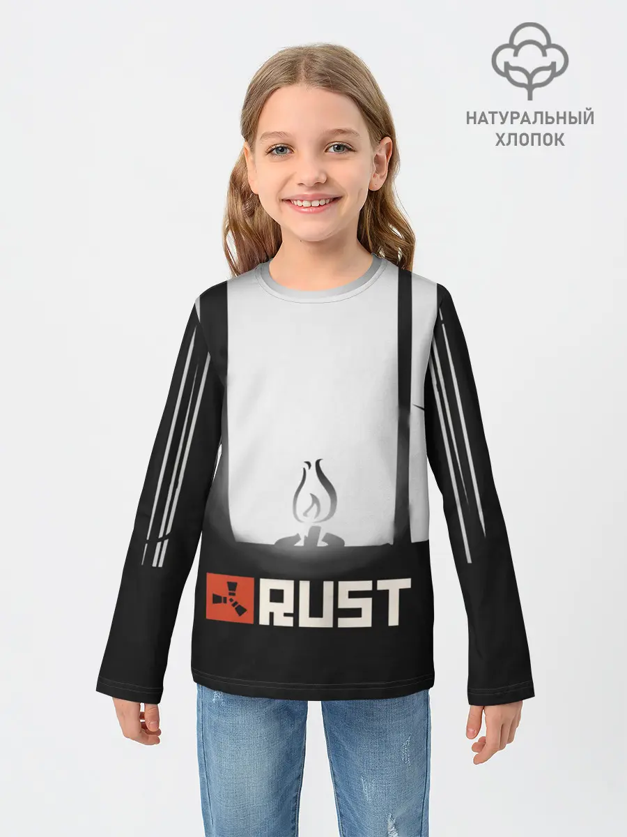 Детский лонгслив / Огонёк из Раста
