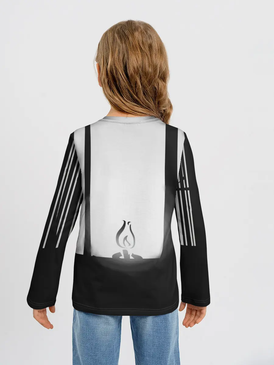 Детский лонгслив / Огонёк из Раста