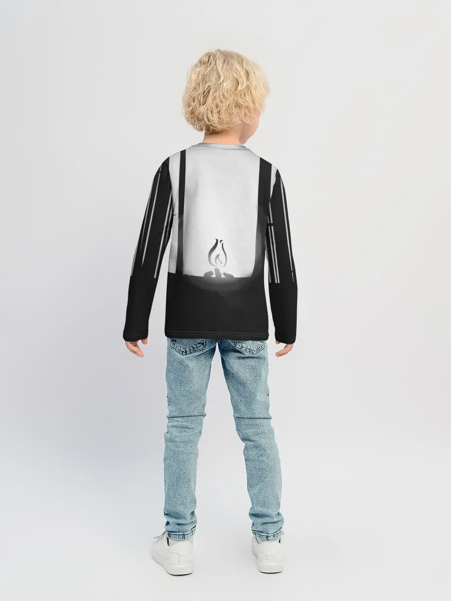 Детский лонгслив / Огонёк из Раста