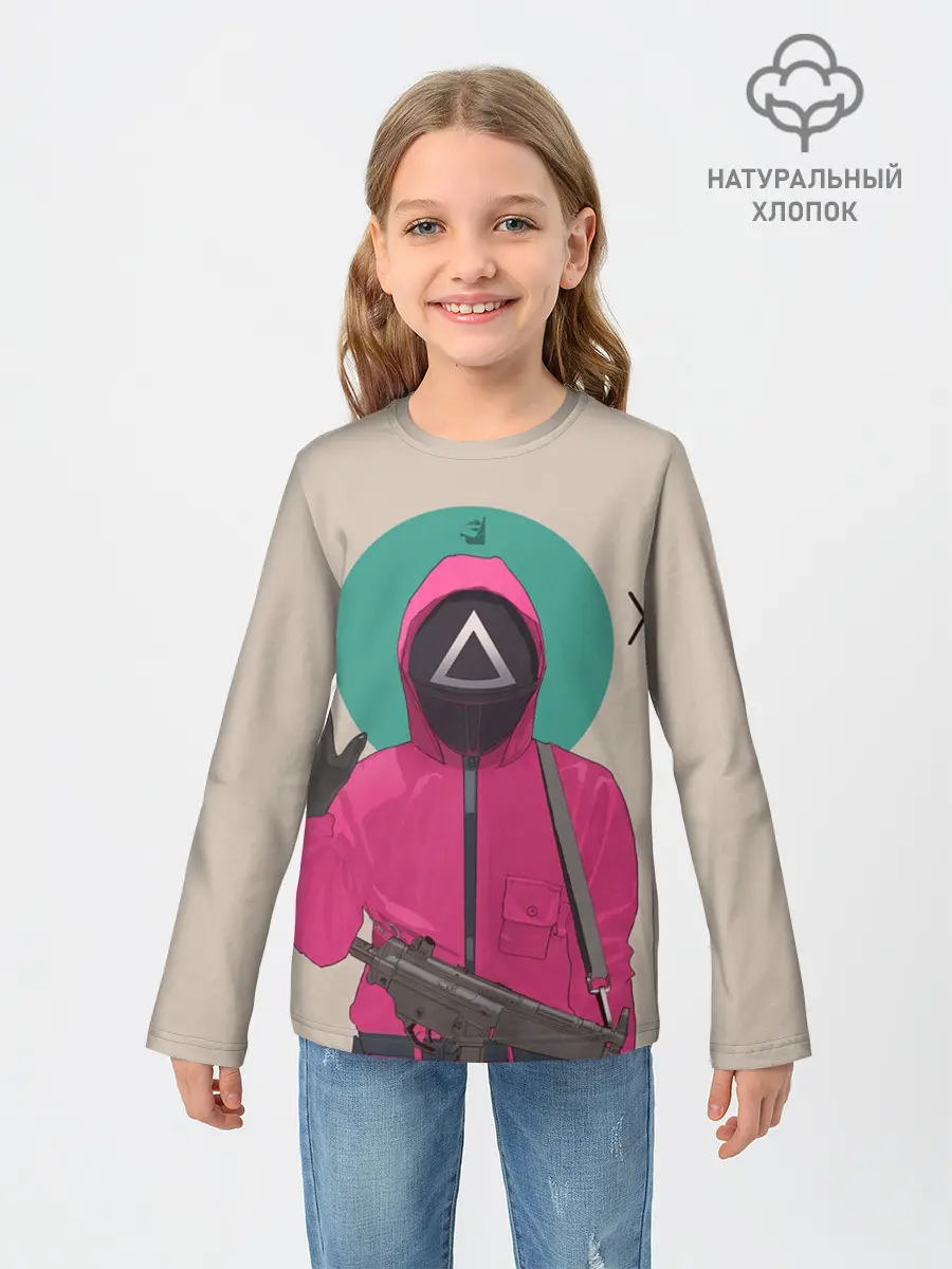 Детский лонгслив / SquidRed