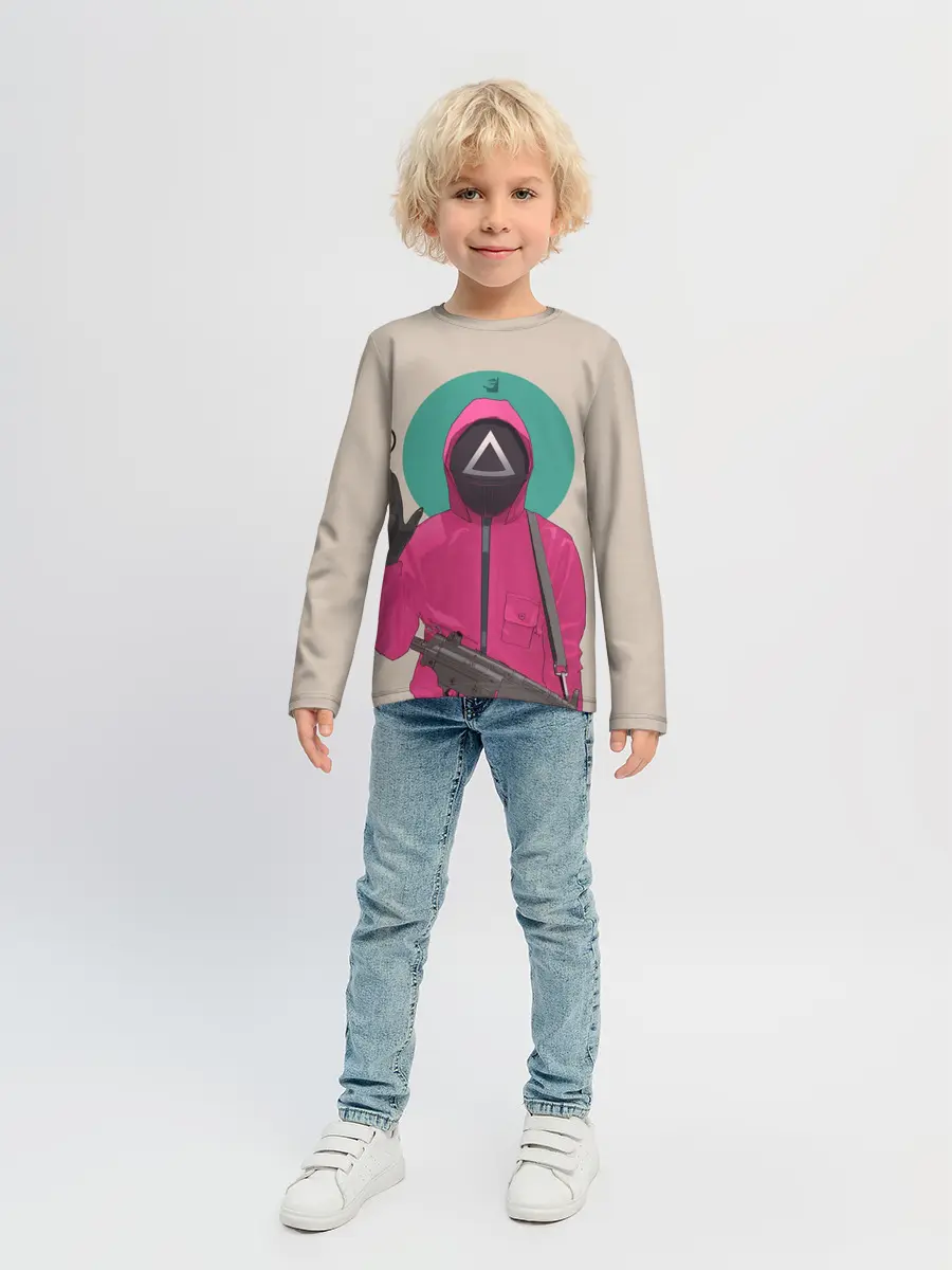 Детский лонгслив / SquidRed