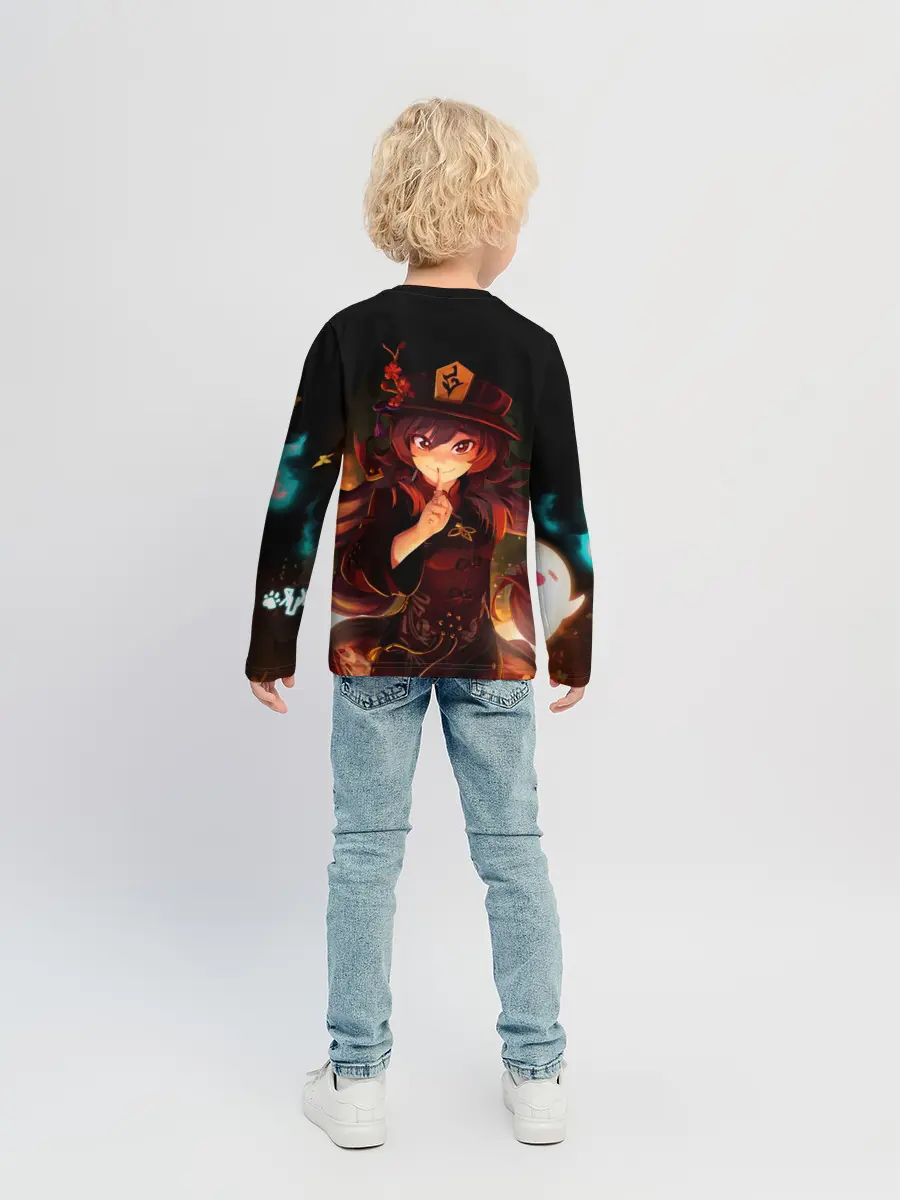 Детский лонгслив / Genshin Impact, Hu Tao