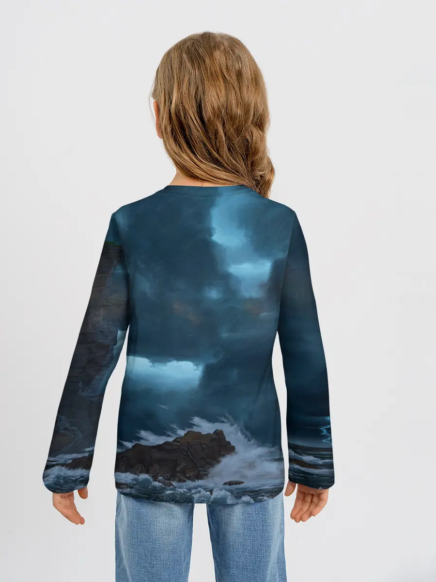 Детский лонгслив / НОЧНОЙ МАЯК