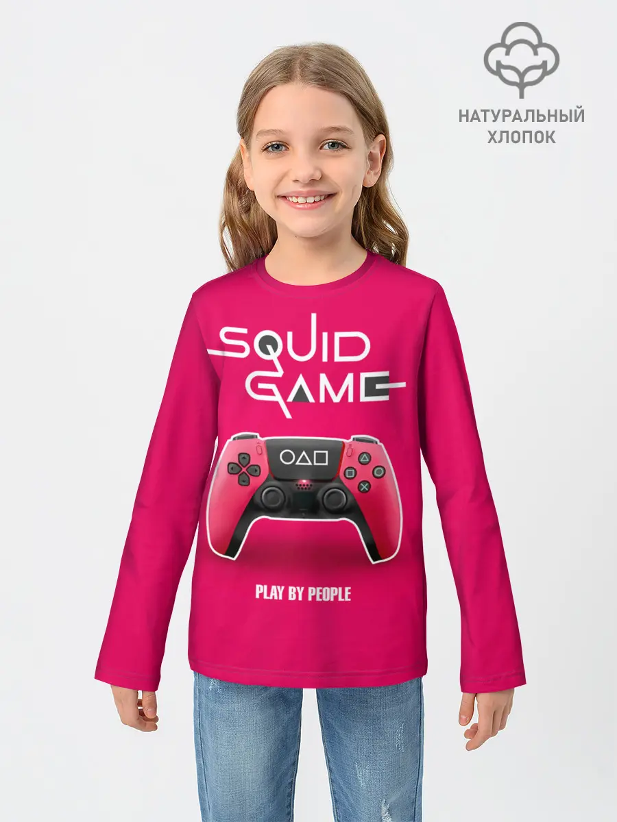 Детский лонгслив / Играющий людьми