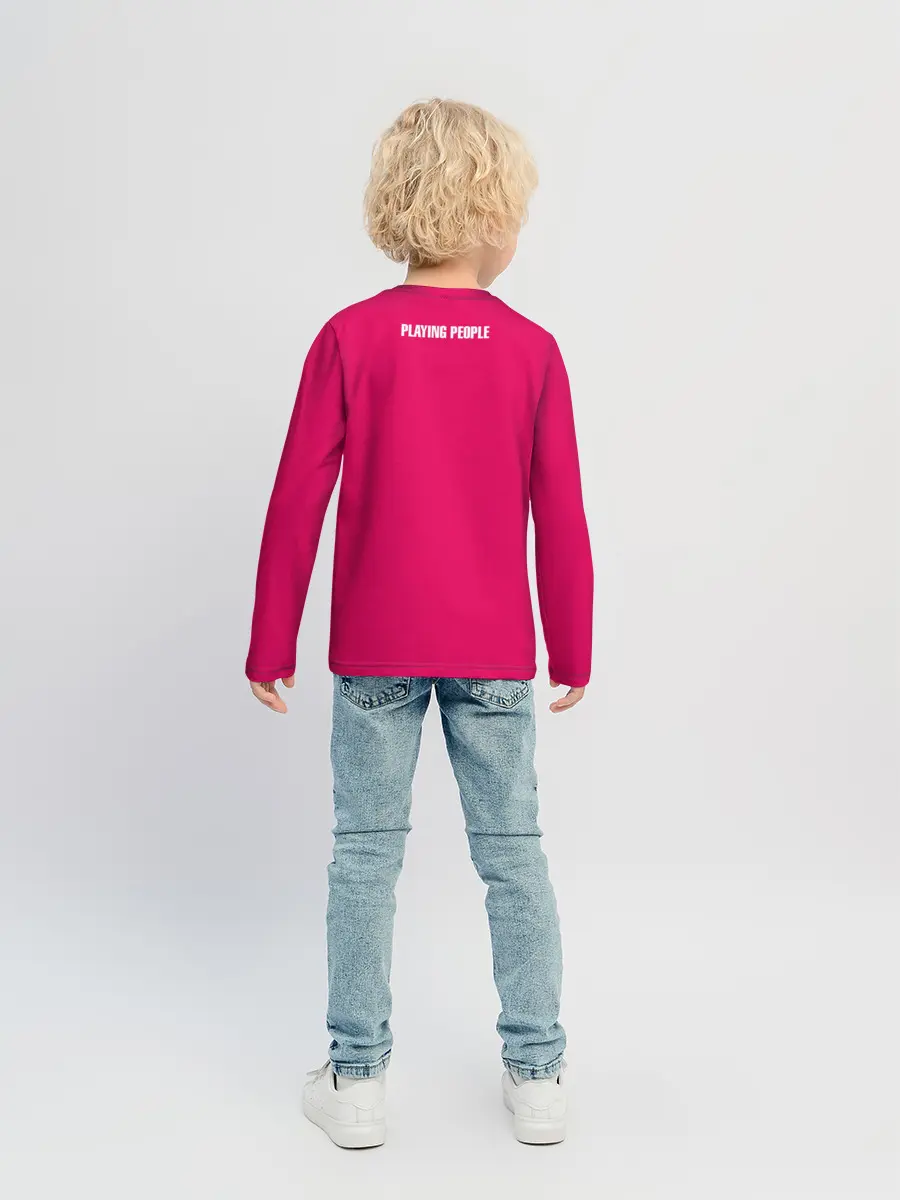 Детский лонгслив / Играющий людьми