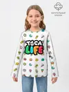 Детский лонгслив / Логотип | Toca Boca | Тока Бока