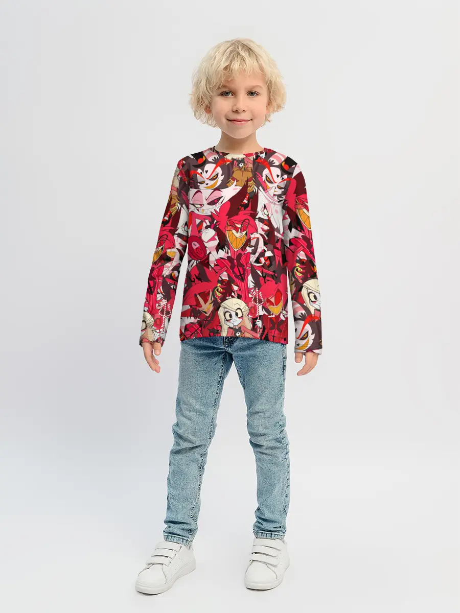 Детский лонгслив / ОТЕЛЬ ХАЗБИН ПЕРСОНАЖИ МУЛЬТФИЛЬМА