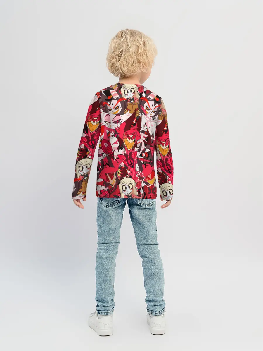 Детский лонгслив / ОТЕЛЬ ХАЗБИН ПЕРСОНАЖИ МУЛЬТФИЛЬМА