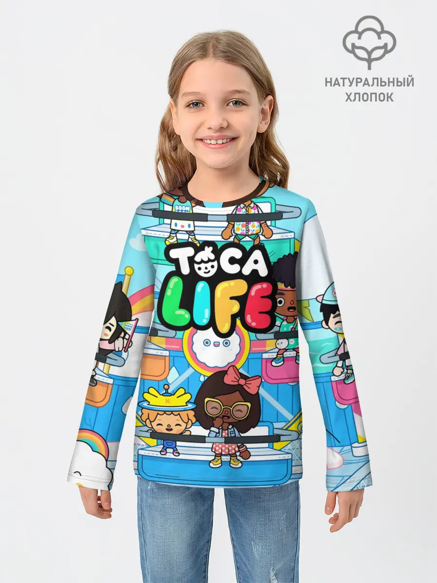 Детский лонгслив / Toca Boca | Тока Бока аттракцион