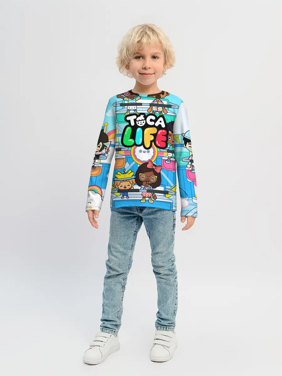 Детский лонгслив / Toca Boca | Тока Бока аттракцион