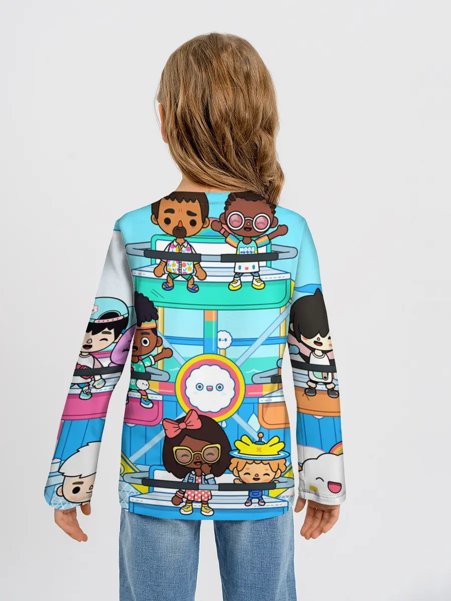 Детский лонгслив / Toca Boca | Тока Бока аттракцион