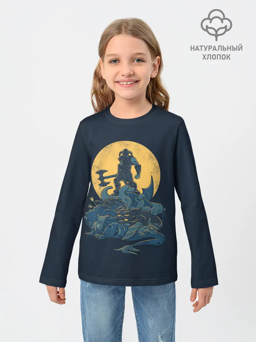 Детский лонгслив / Всем драконам конец