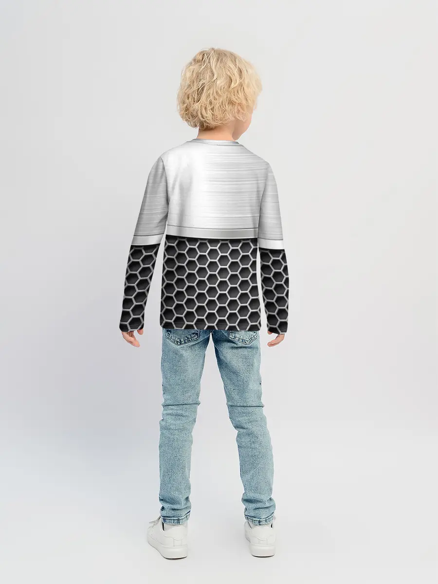 Детский лонгслив / BMW | Стальная решетка