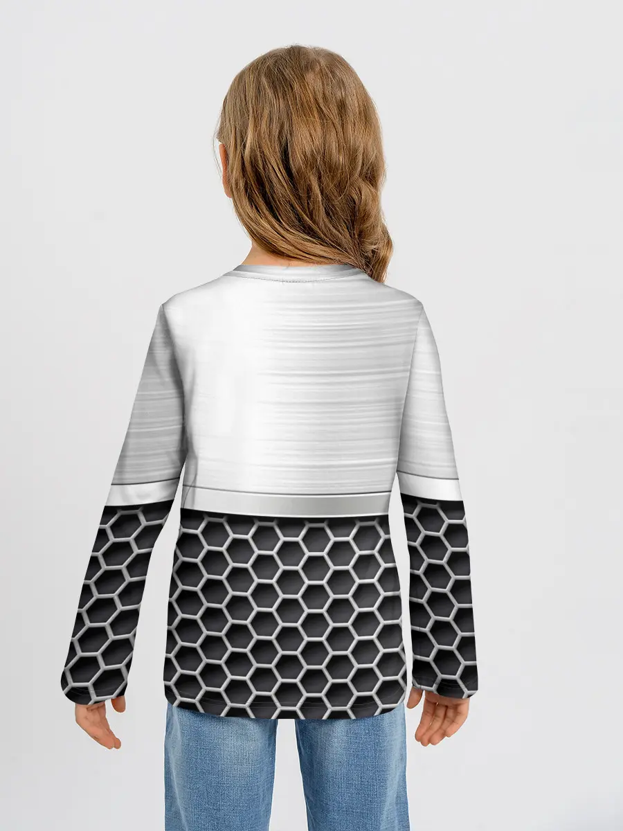 Детский лонгслив / Mitsubishi | Стальная решетка