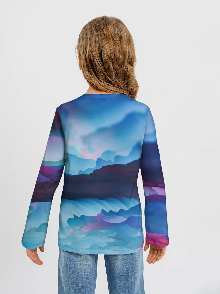 Детский лонгслив / Грозовые мазки