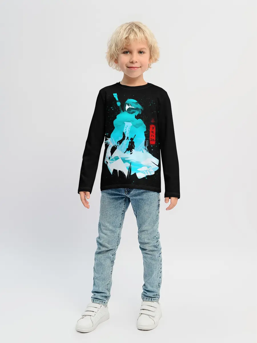 Детский лонгслив / Nier: Automata - 2B