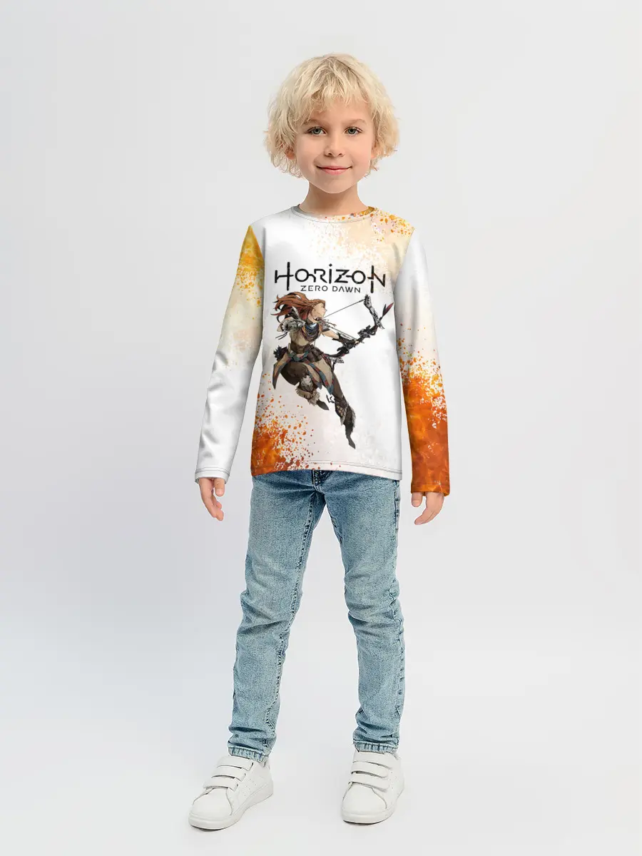 Детский лонгслив / ЭЛОЙ | ГОРИЗОНТ НУЛЕВОЙ РАССВЕТ