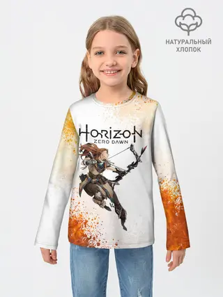 Детский лонгслив / ЭЛОЙ | ГОРИЗОНТ НУЛЕВОЙ РАССВЕТ