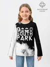 Детский лонгслив / Все пацаны на черном фоне Южный Парк