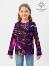 Детский лонгслив / Фиолетовый бриллиант