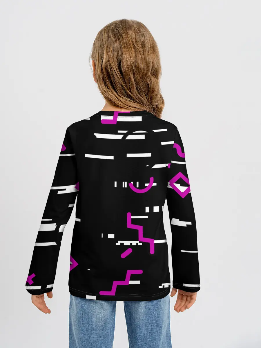 Детский лонгслив / Squid Gam: Узоры.