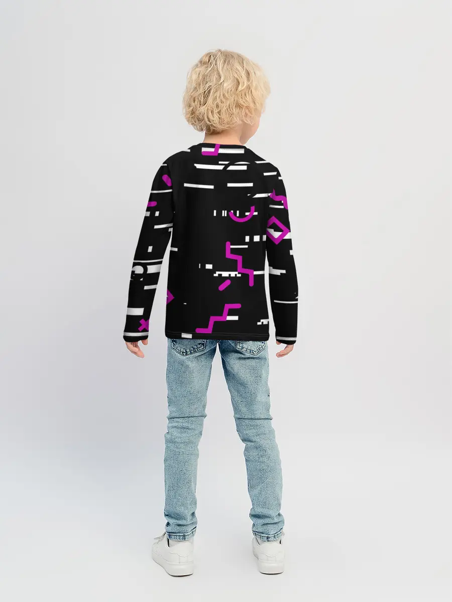 Детский лонгслив / Squid Gam: Узоры.