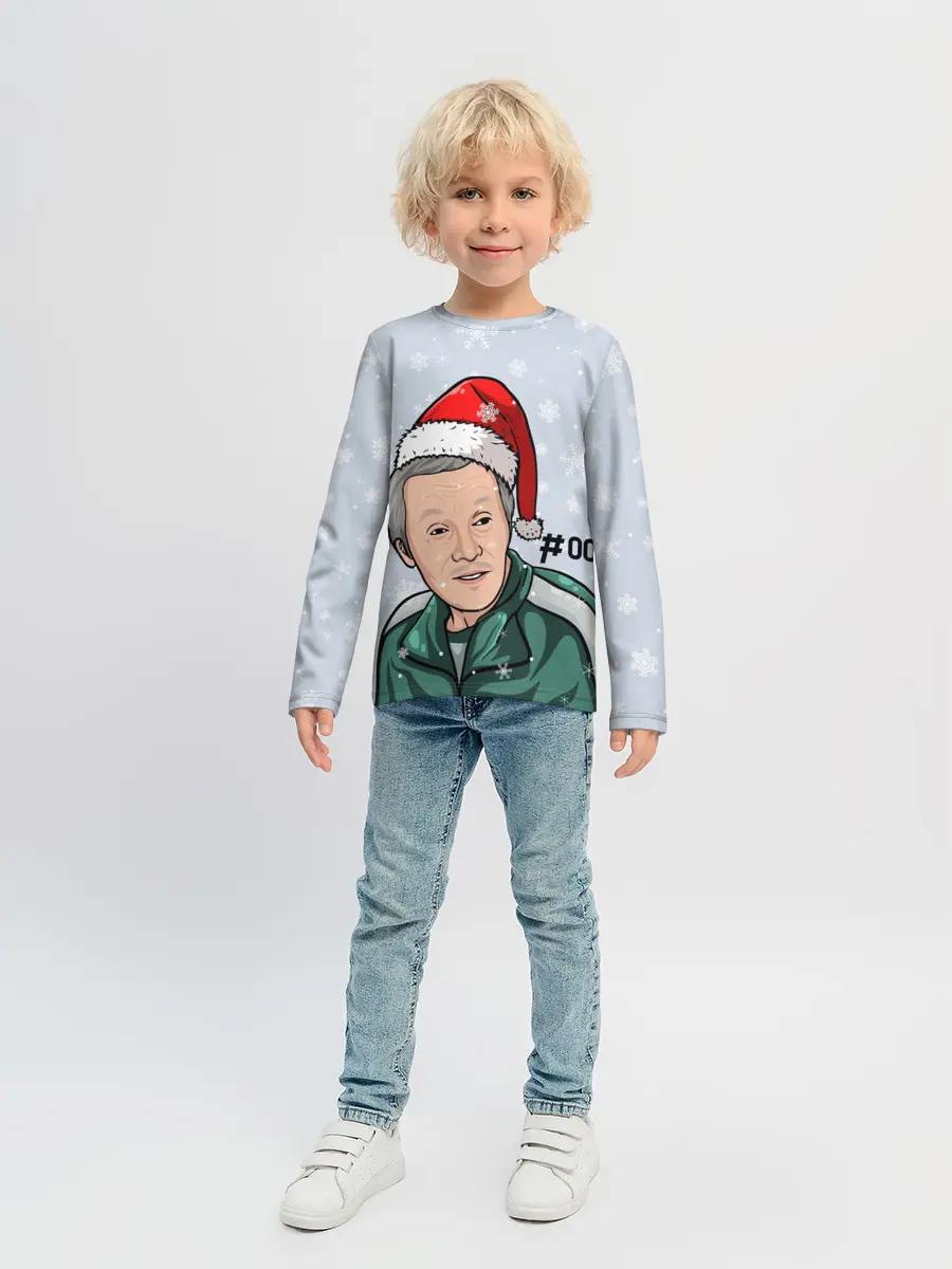 Детский лонгслив / Squid Game 001