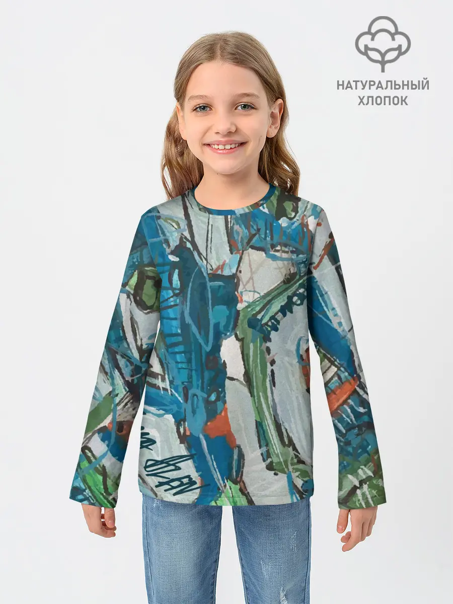 Детский лонгслив / Покорение Эльбруса