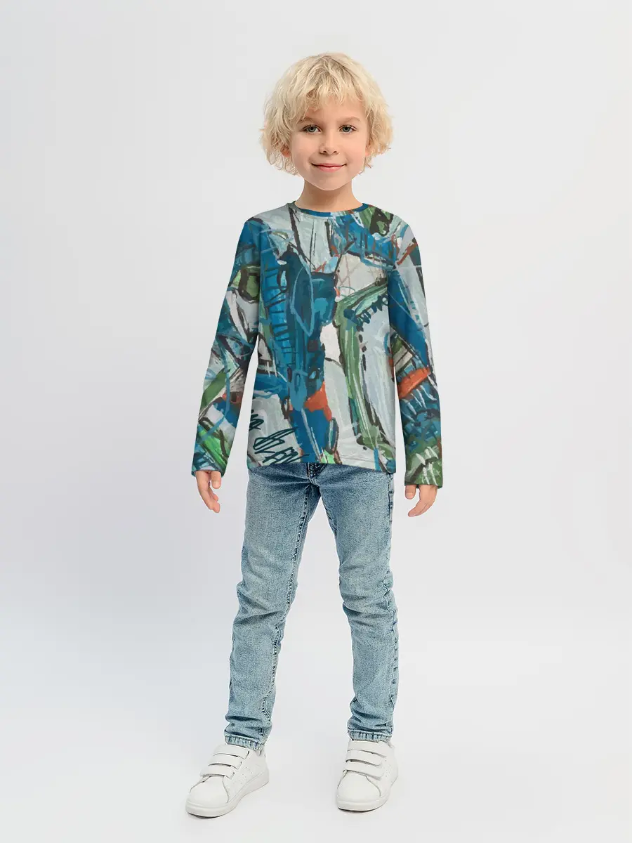 Детский лонгслив / Покорение Эльбруса