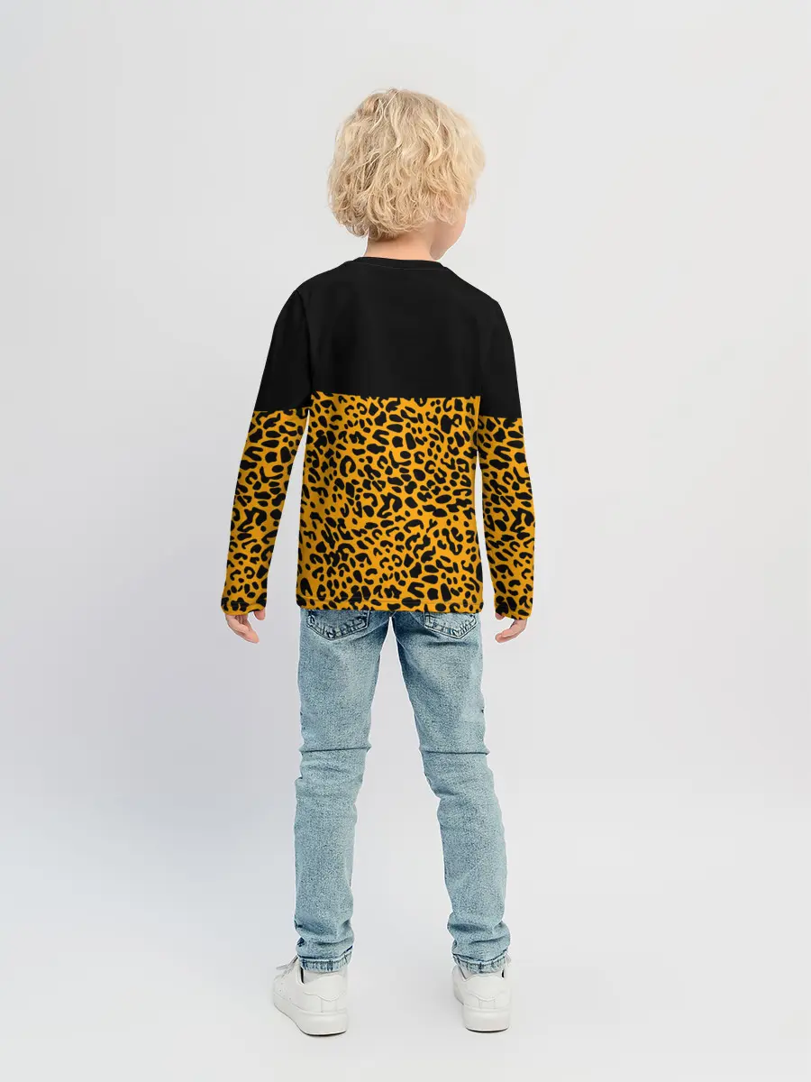 Детский лонгслив / СТИЛЬ ЛЕОПАРДА