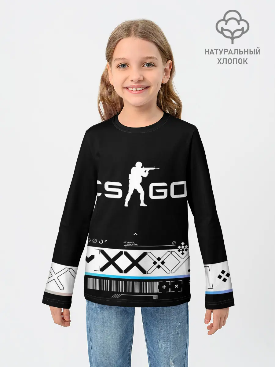 Детский лонгслив / Printstream | Поток информации | CS:GO