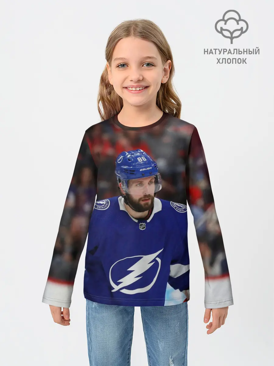 Детский лонгслив / Никита Кучеров, НХЛ