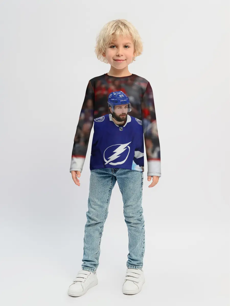 Детский лонгслив / Никита Кучеров, НХЛ