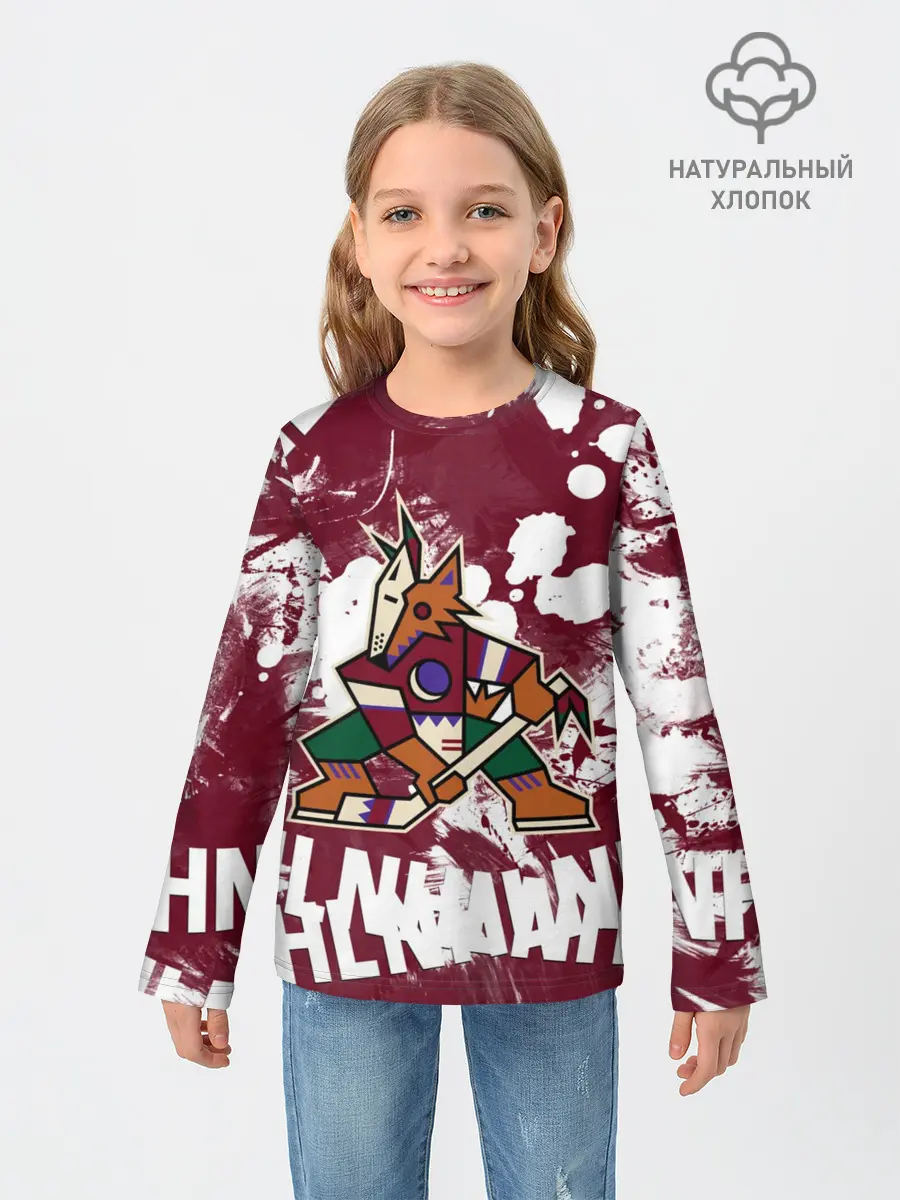 Детский лонгслив / Аризона Койотис, НХЛ