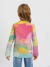 Детский лонгслив / Радужная акварель