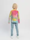 Детский лонгслив / Радужная акварель