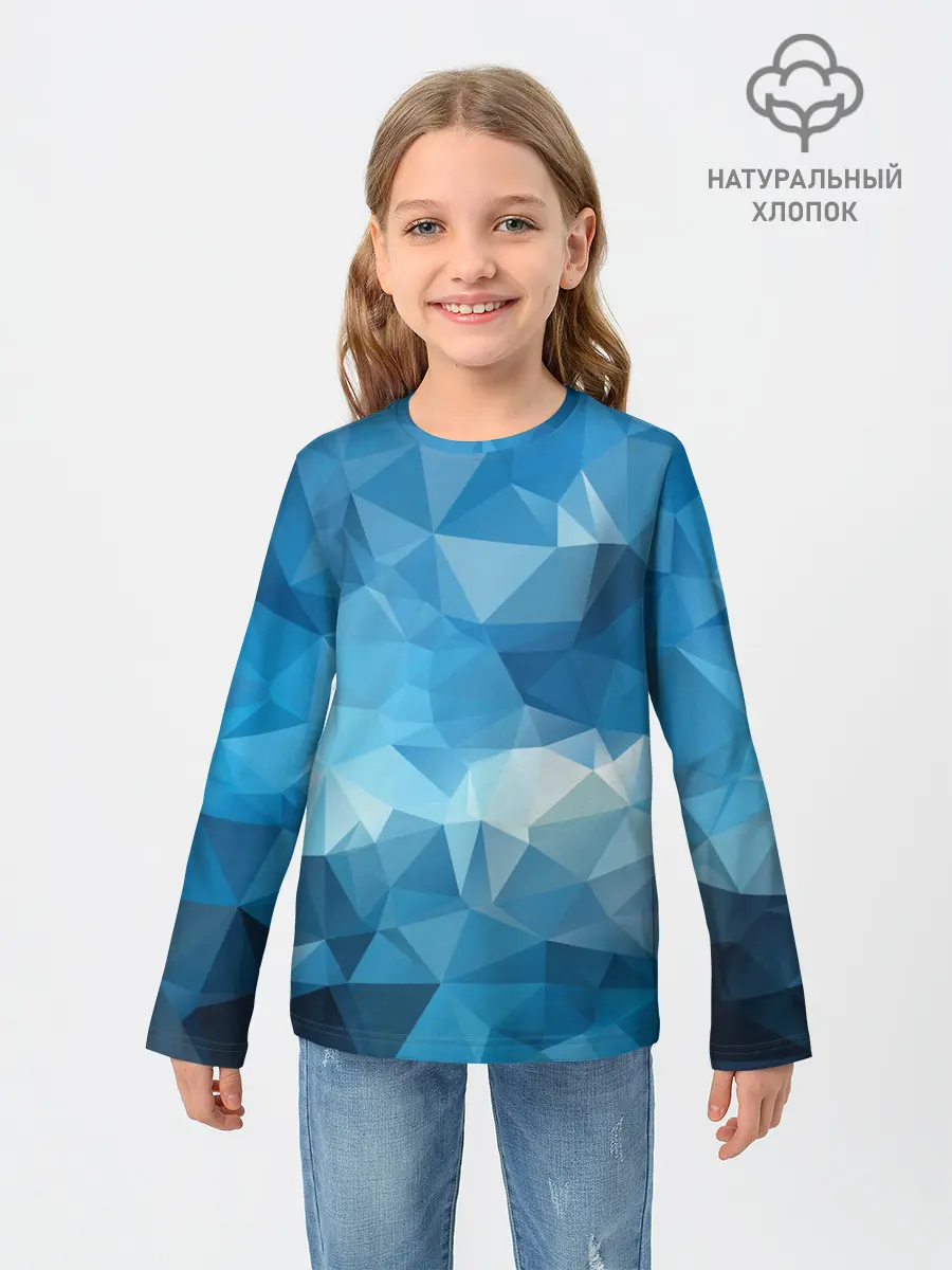 Детский лонгслив / Цифровое небо