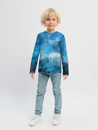 Детский лонгслив / Цифровое небо