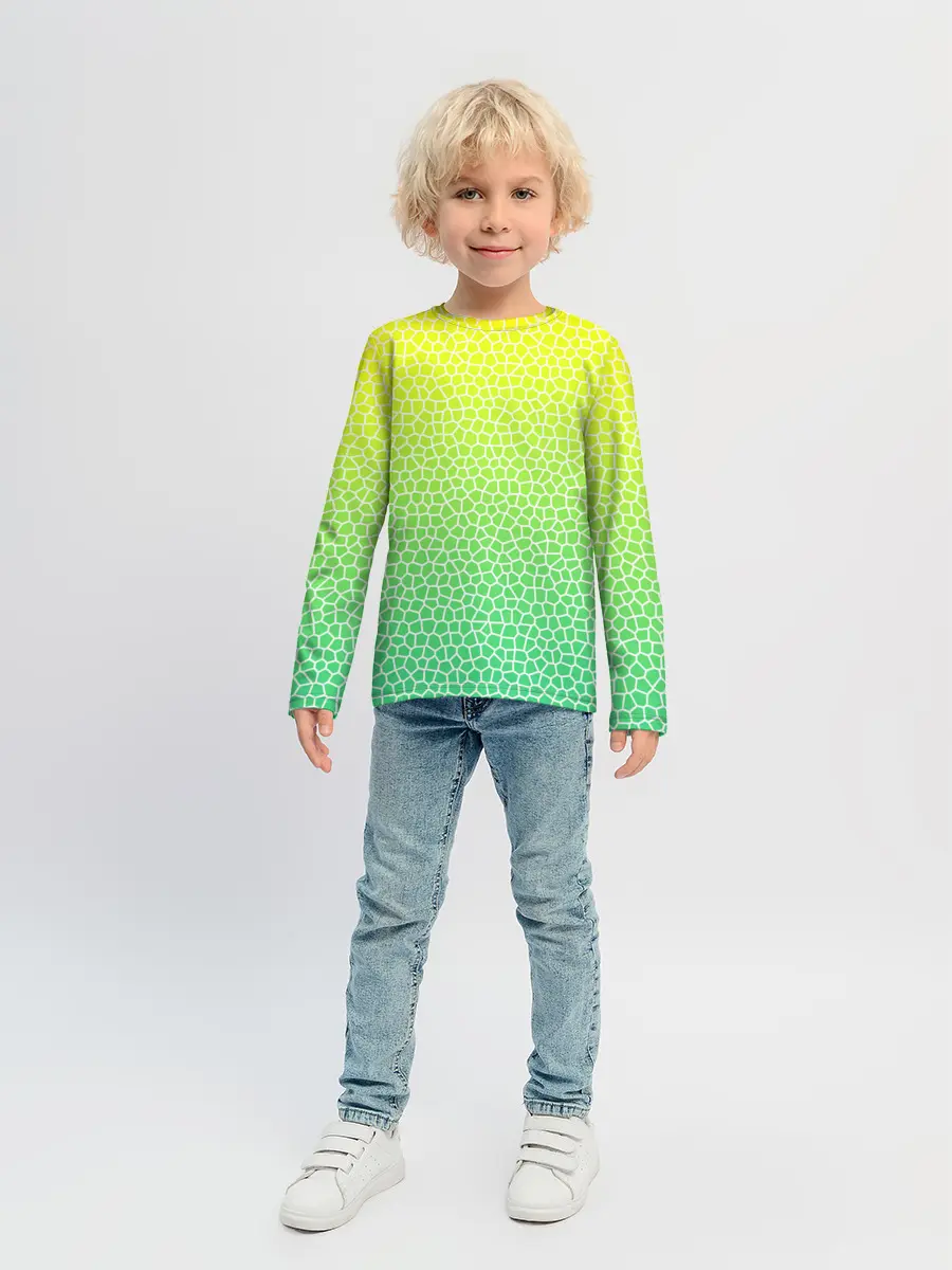 Детский лонгслив / Витражная мозаика