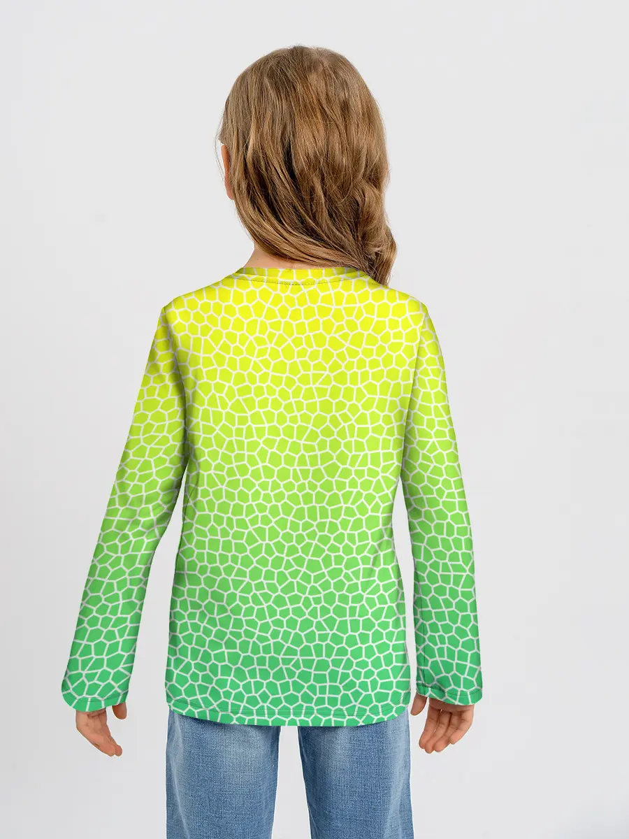 Детский лонгслив / Витражная мозаика