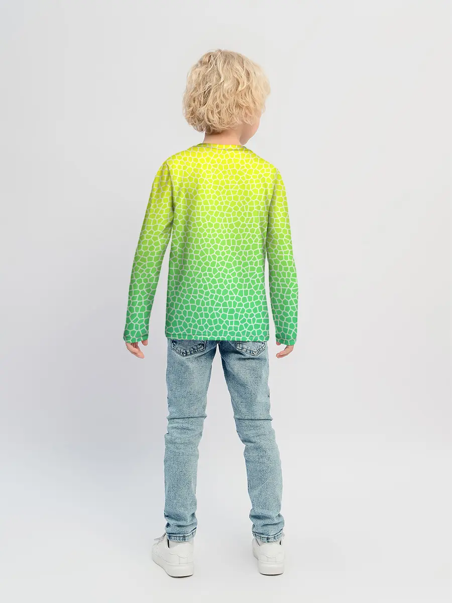 Детский лонгслив / Витражная мозаика