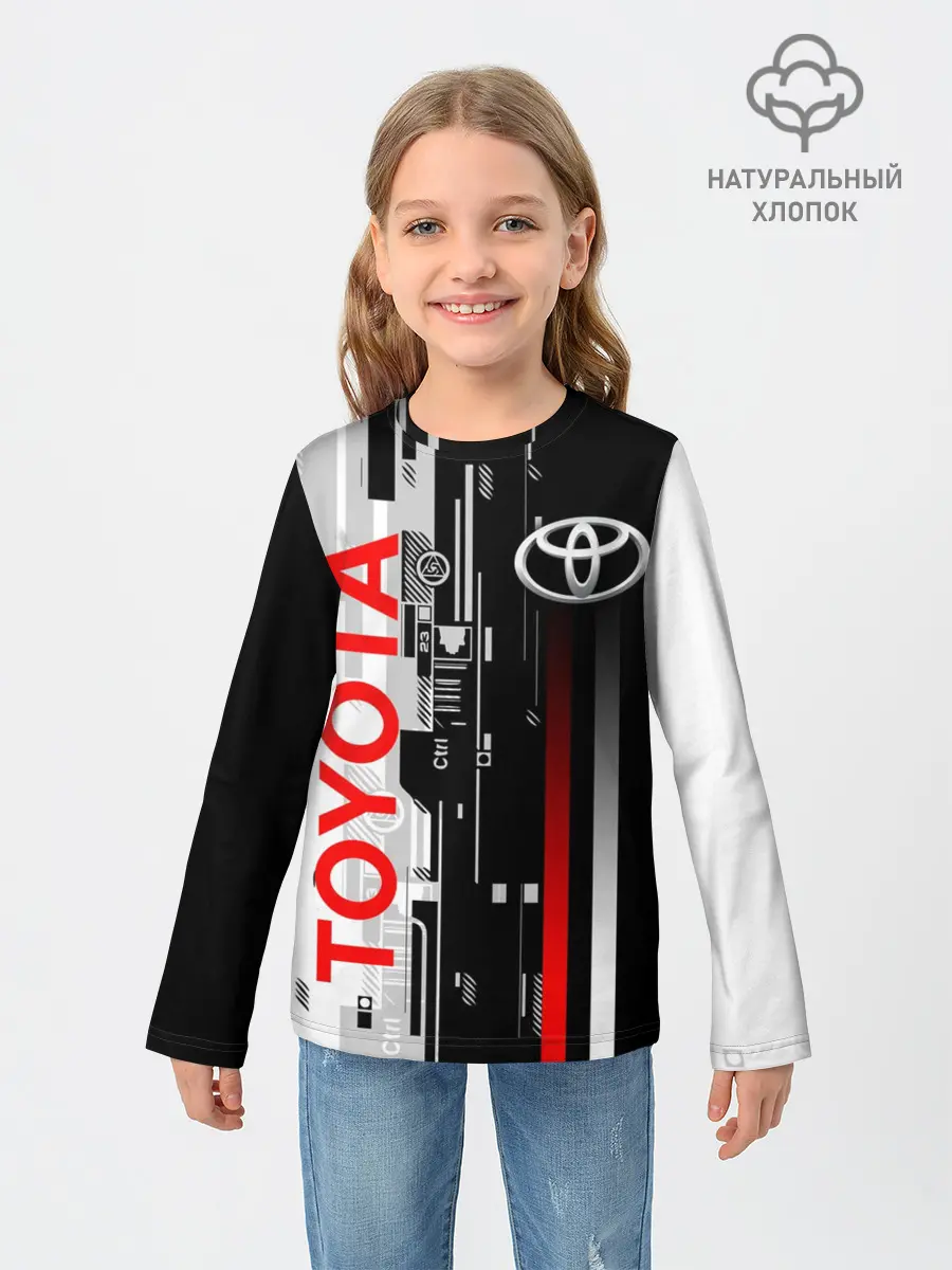 Детский лонгслив / TOYOTA SORT / TOYOTA TECHNO