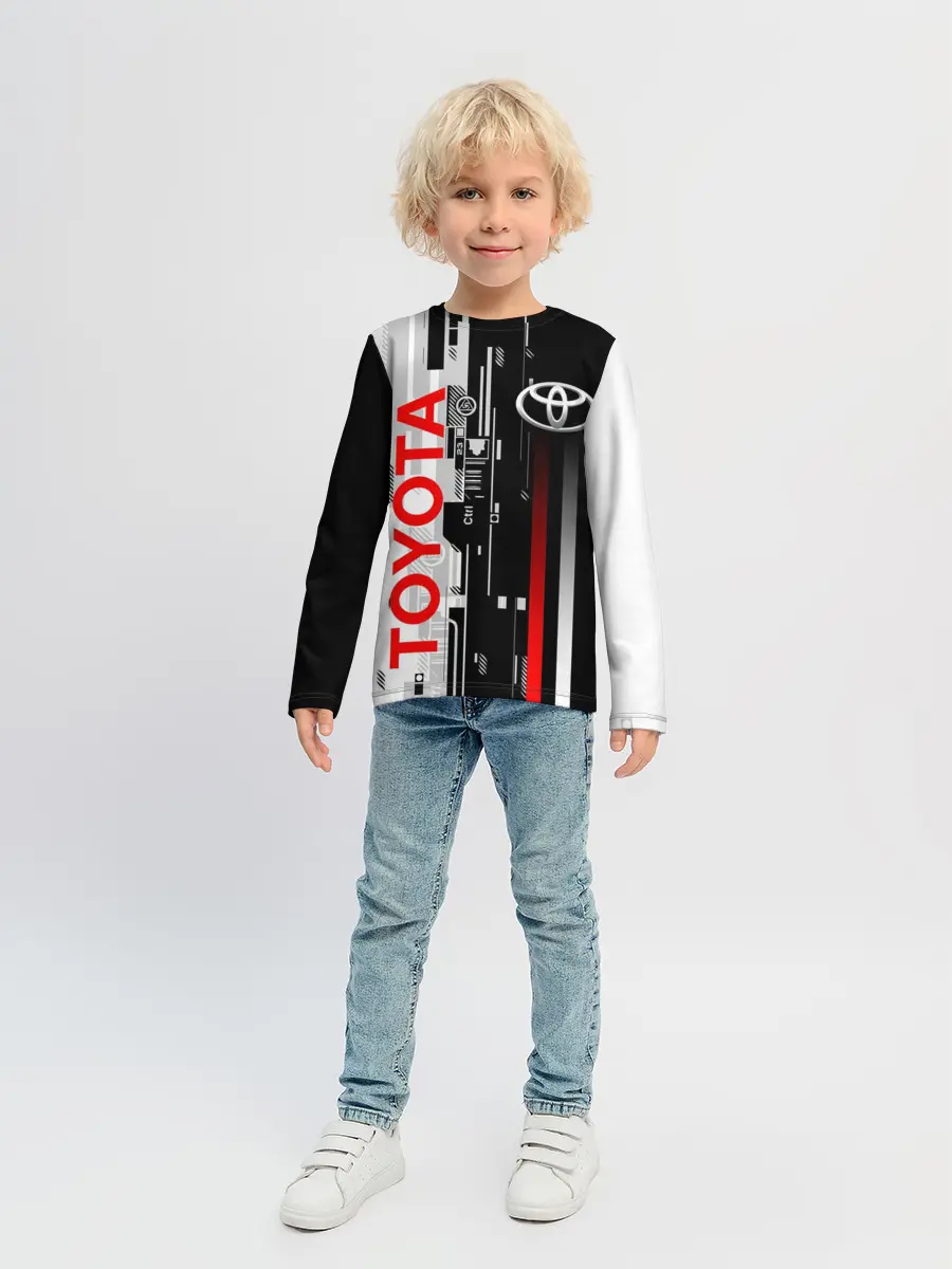 Детский лонгслив / TOYOTA SORT / TOYOTA TECHNO