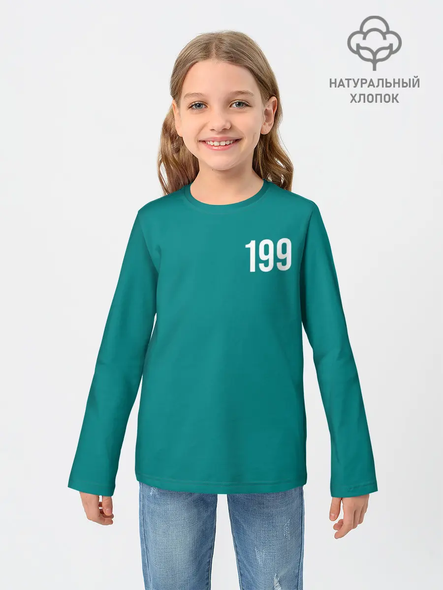 Детский лонгслив / Игра в кальмара: Али Абдул 199