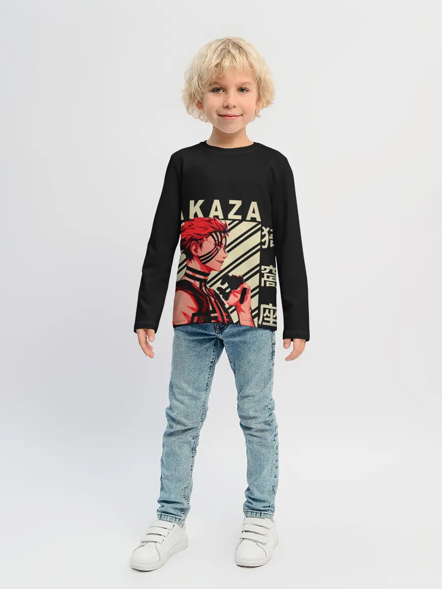 Детский лонгслив / Клинок демонов Akaza