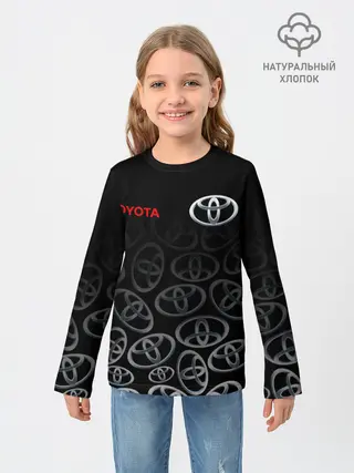 Детский лонгслив / TOYOTA SPORT / LOGOBOMBING
