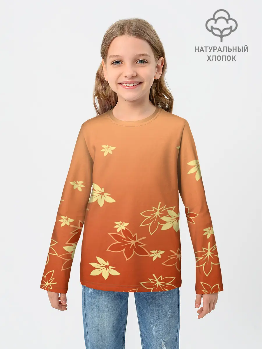 Детский лонгслив / КАДЗУХА | KAZUHA | КРАСНЫЙ КЛЕН